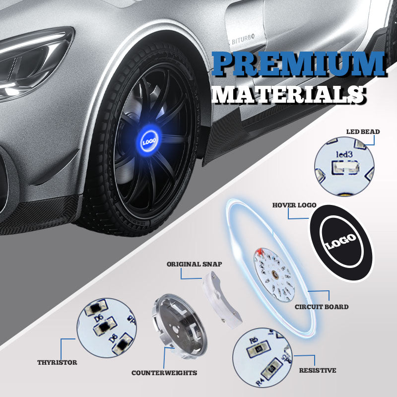 Magnetic Levitation Wheel Hub Lights