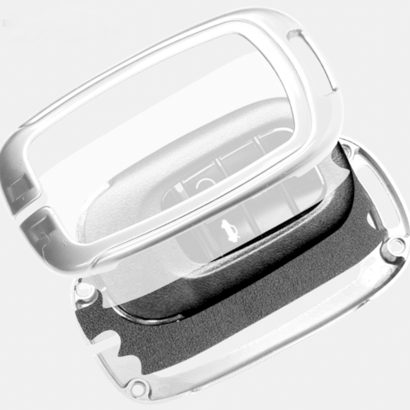 For Renault Leather Keychain