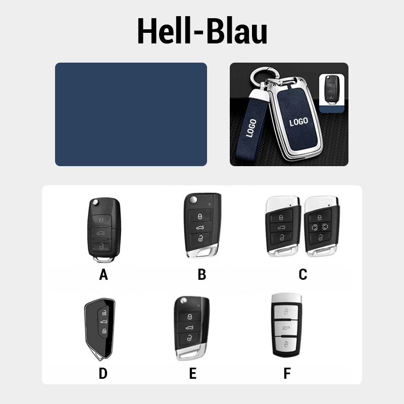 Suitable for Volkswagen leather keychain