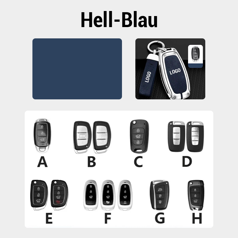 Suitable for Hyundai Leather Keychain