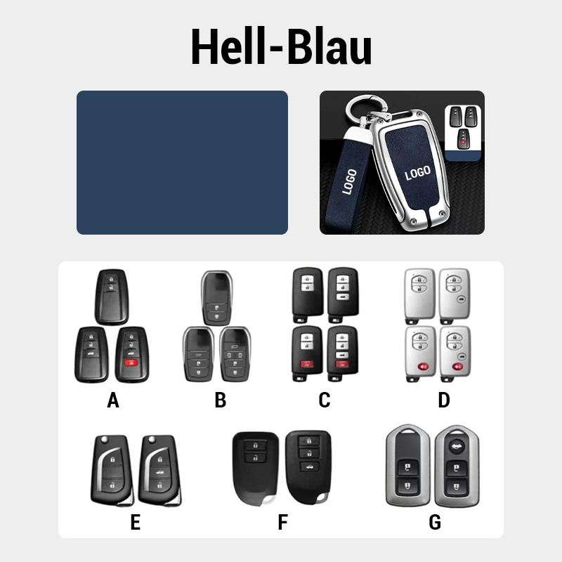 Suitable for Toyota leather keychain