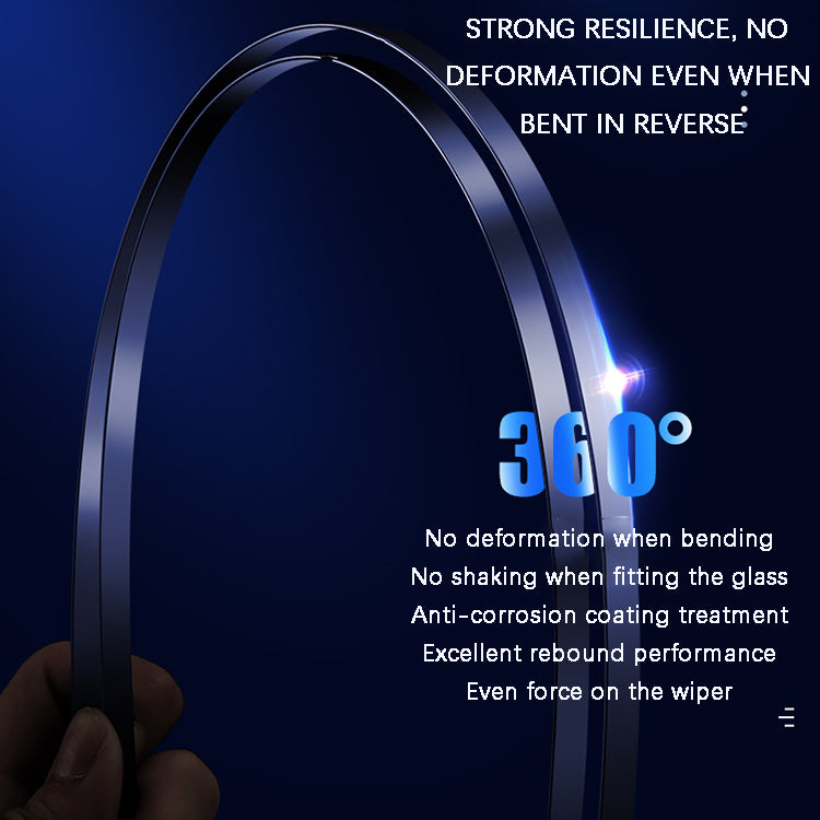 🌈 Quiet, Boneless Carbon Fiber Windshield Wipers