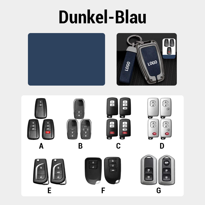 Suitable for Toyota leather keychain