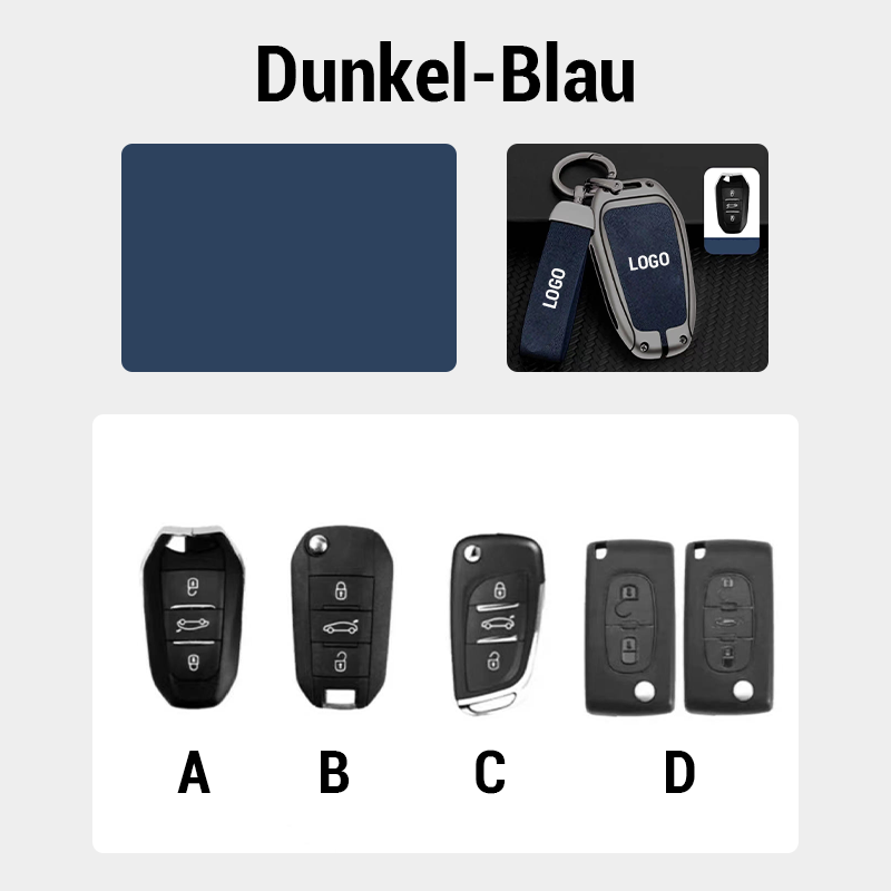 Suitable for Peugeot leather keychain
