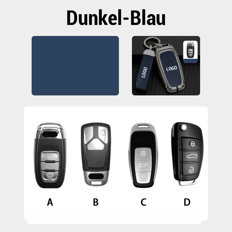 Suitable for Audi car leather keychain