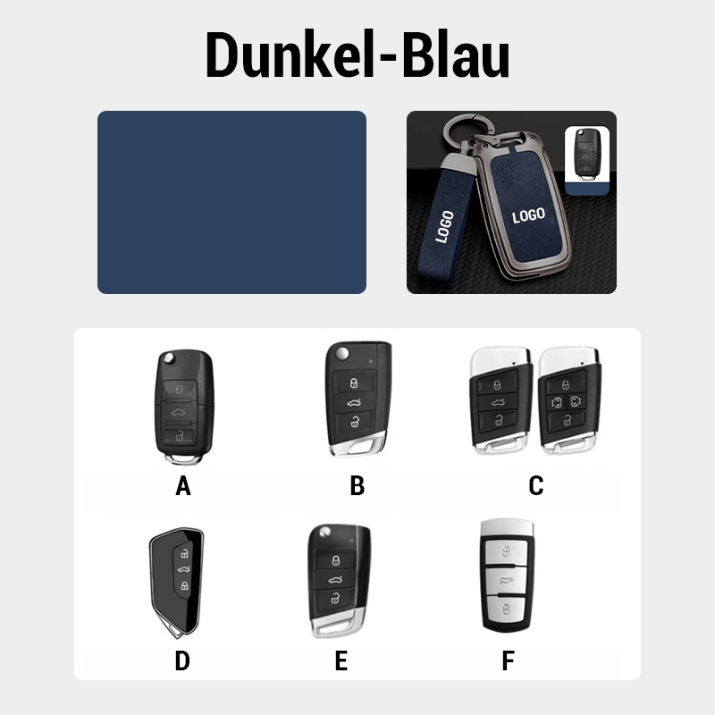 Suitable for Volkswagen leather keychain