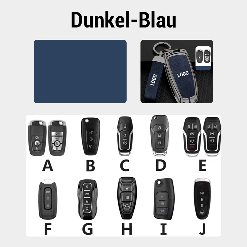 Suitable for Ford Leather Keychain